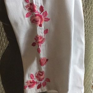 INC skinny leg crop stretch jeans